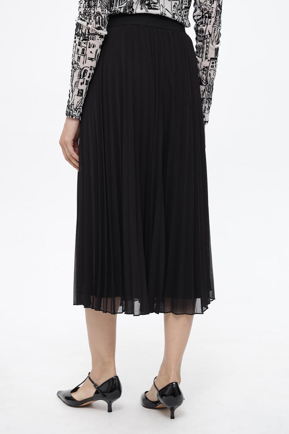 Юбка Frank Walder плиссированная черная