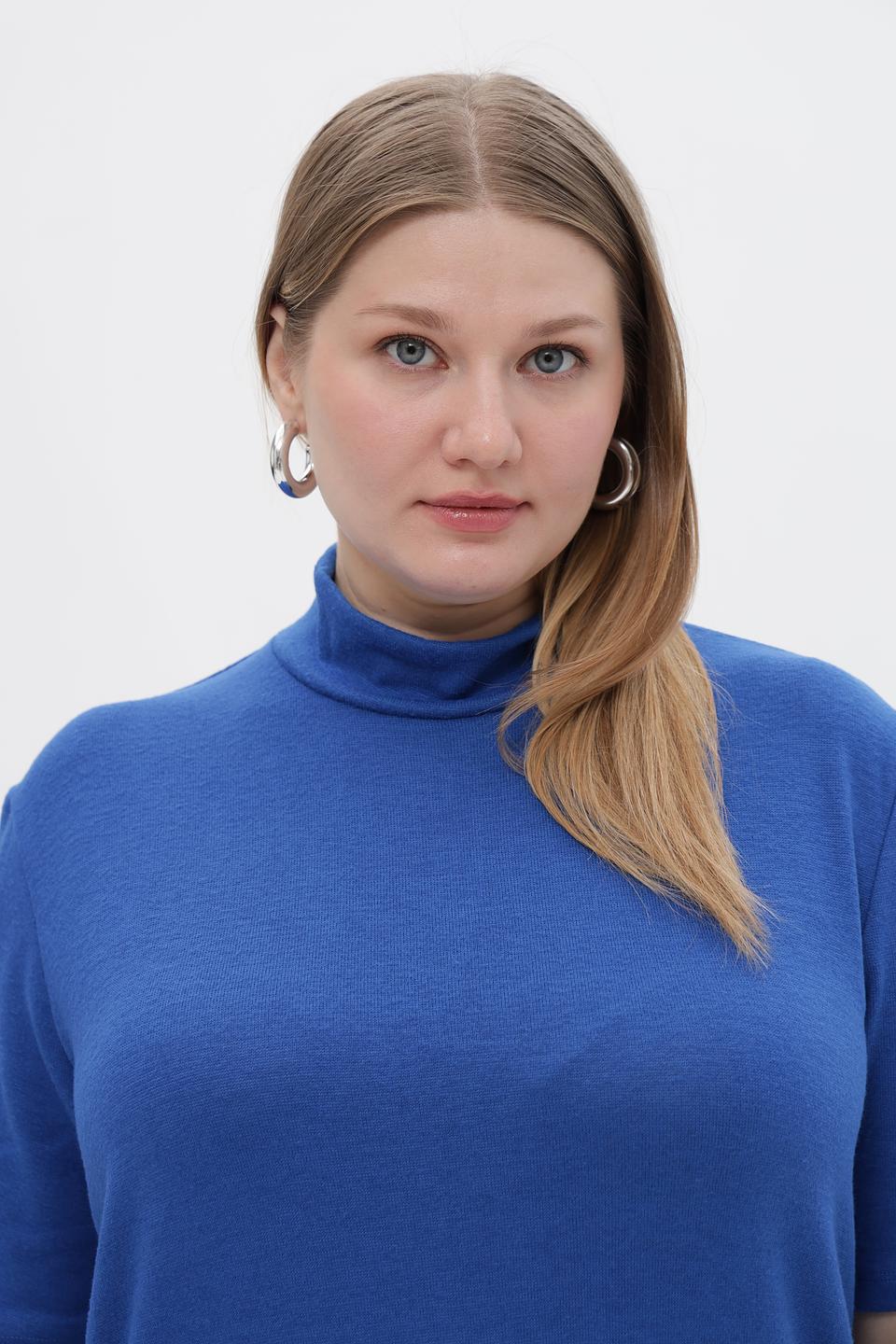 Пуловер Steilmann с горловиной коброй, синий