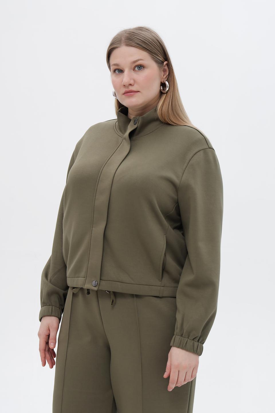 Жакет Lecomte оливковый