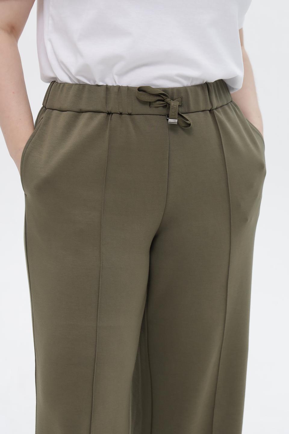 Брюки Lecomte клёш хаки