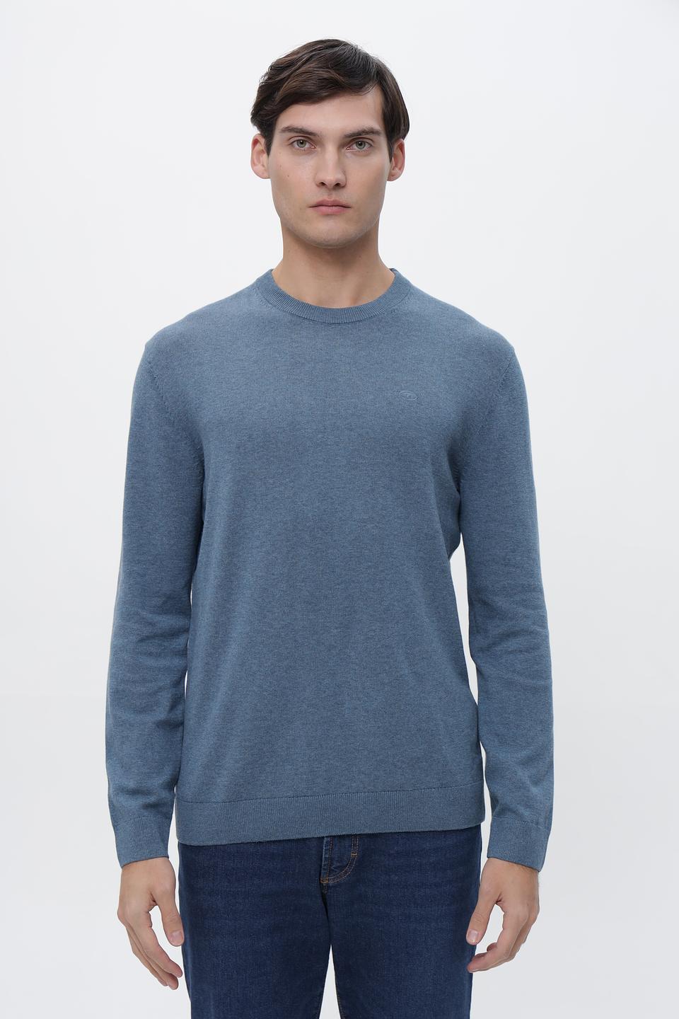 Джемпер Tom Tailor мужской голубой