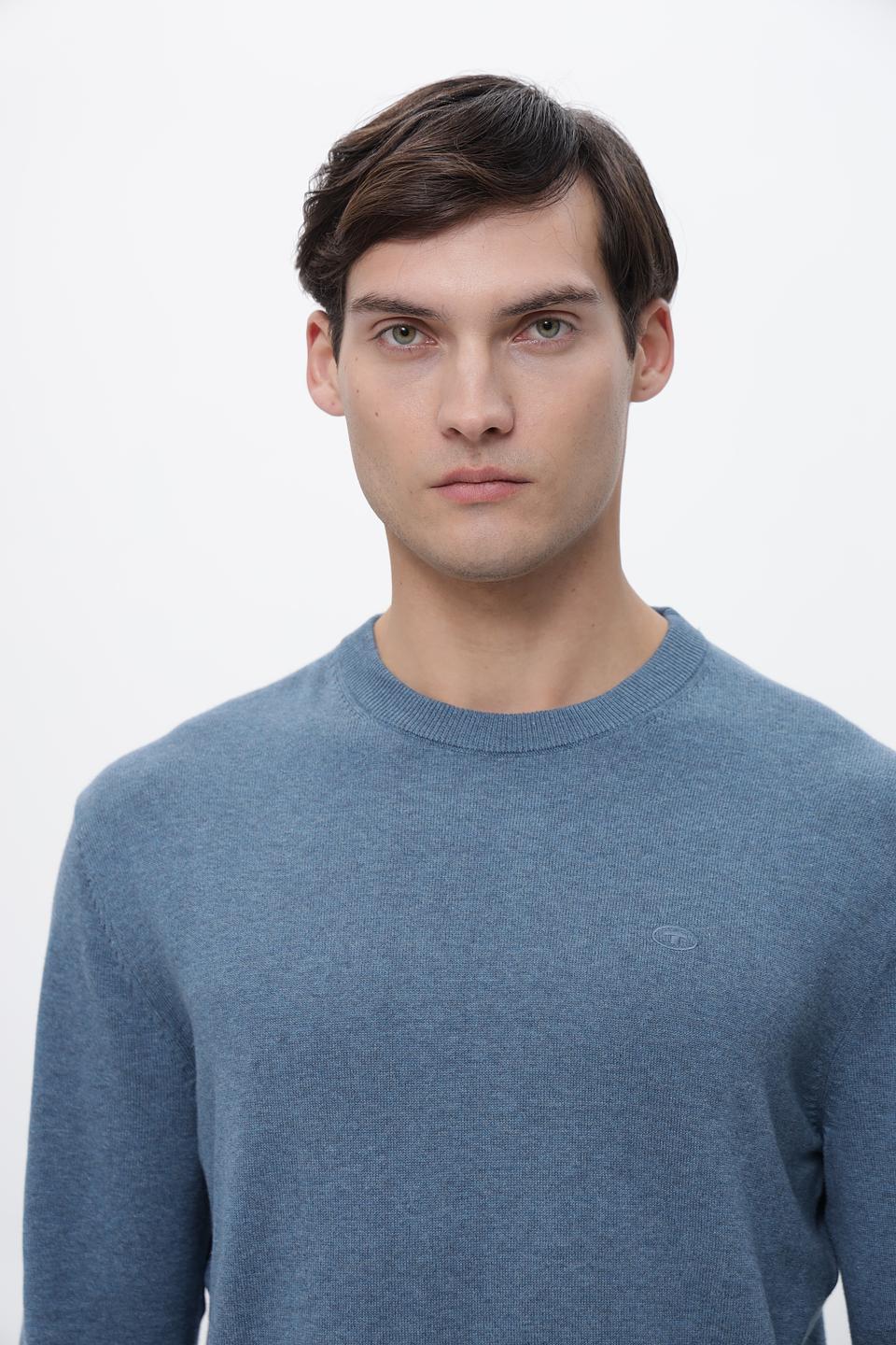 Джемпер Tom Tailor мужской голубой