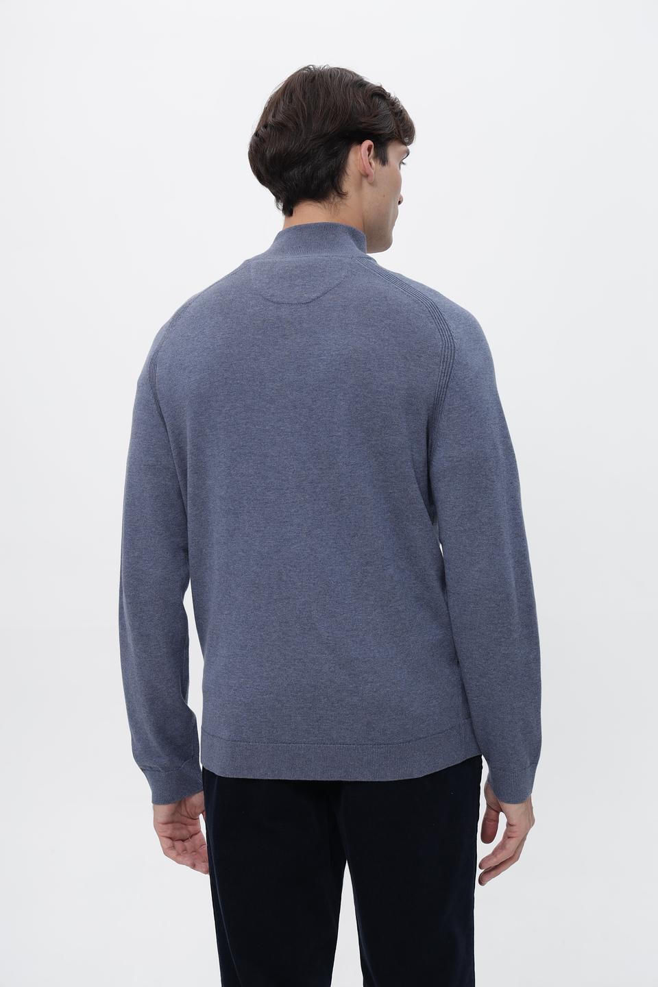 Джемпер Tom Tailor с молнией серый