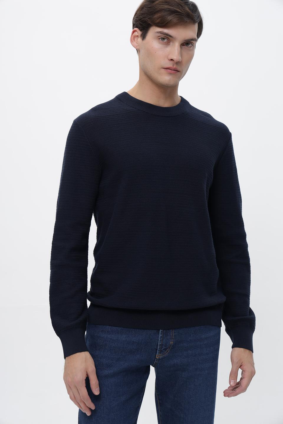 Джемпер Tom Tailor мужской тёмно-синий