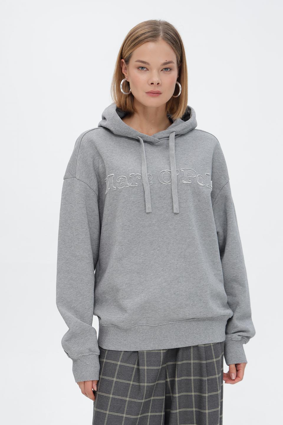 Худи Marc O Polo серая с логотипом