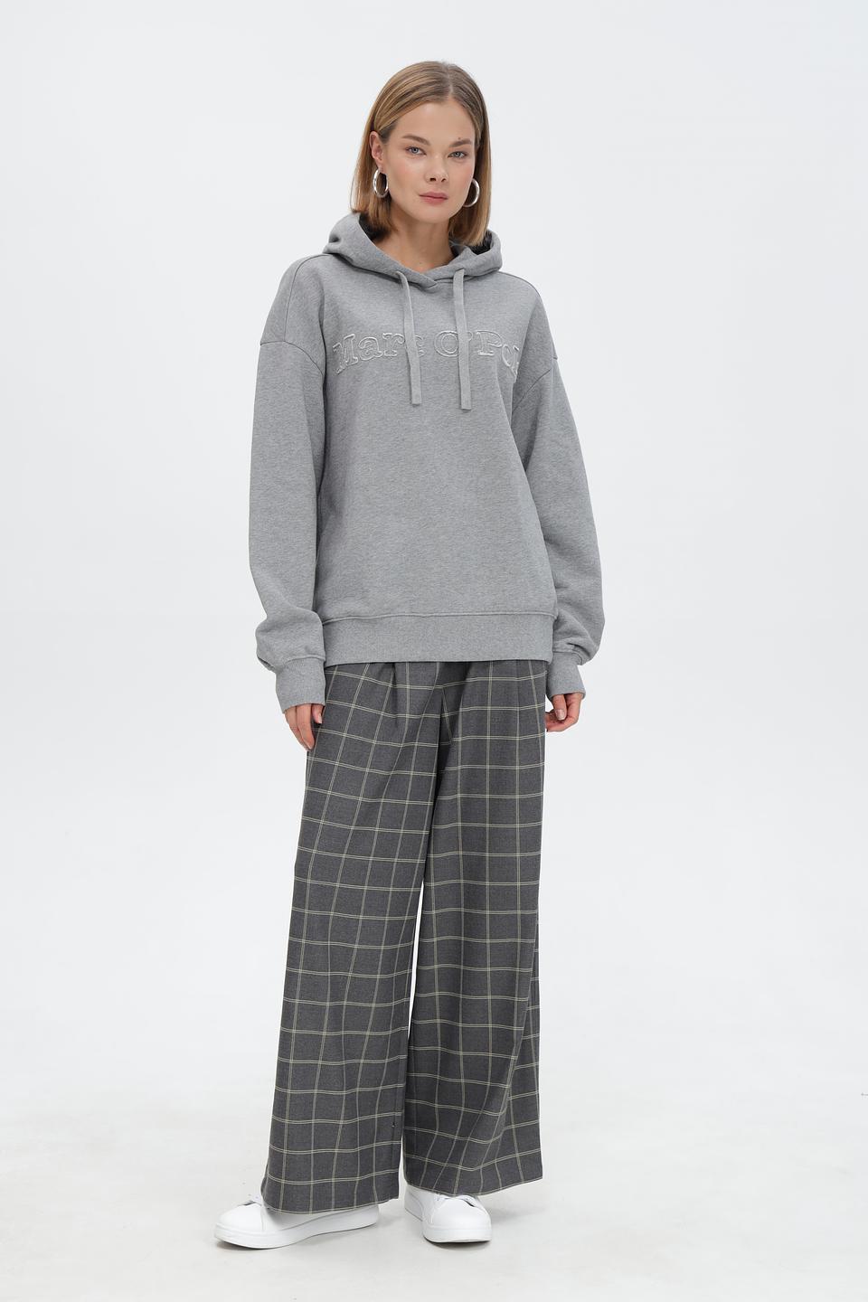 Худи Marc O Polo серая с логотипом