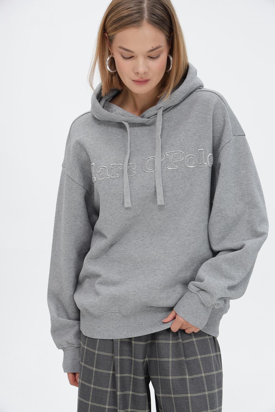 Худи Marc O Polo серая с логотипом