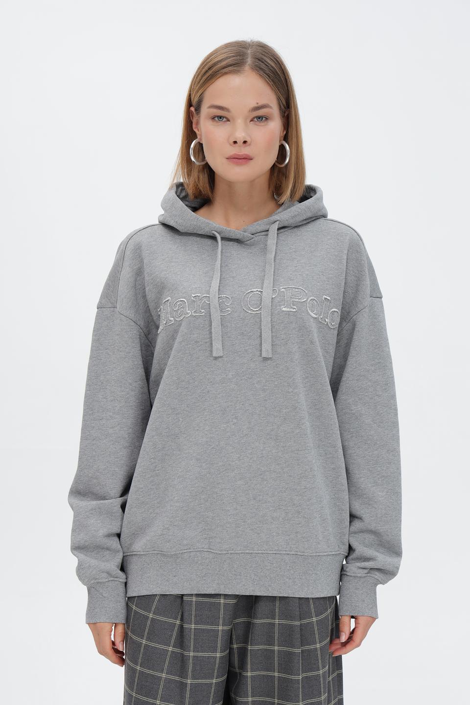Худи Marc O Polo серая с логотипом