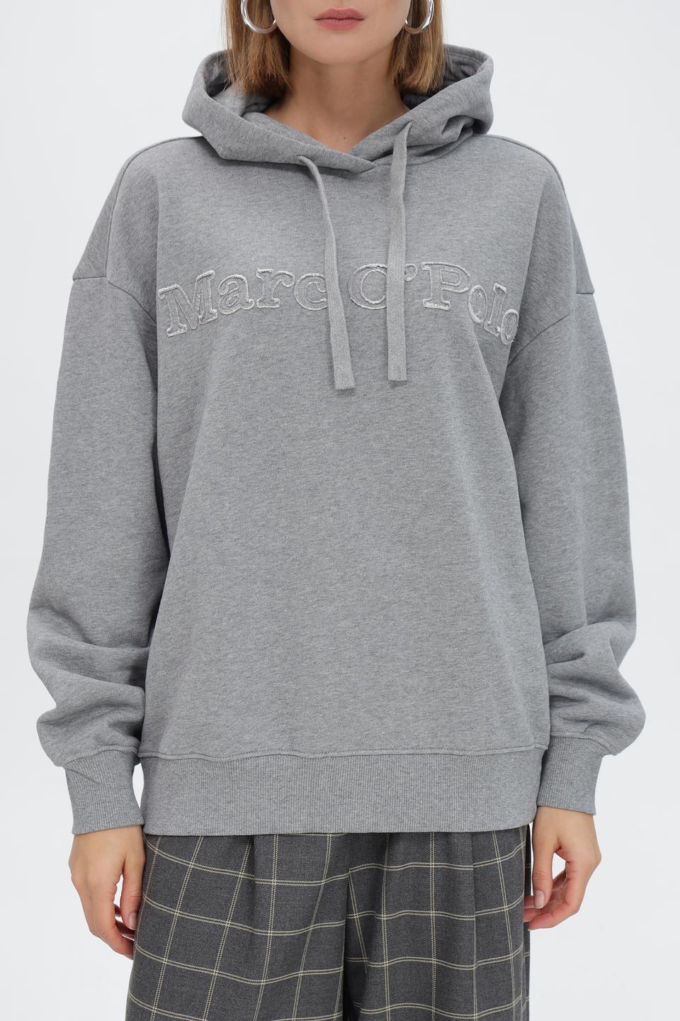 Худи Marc O Polo серая с логотипом