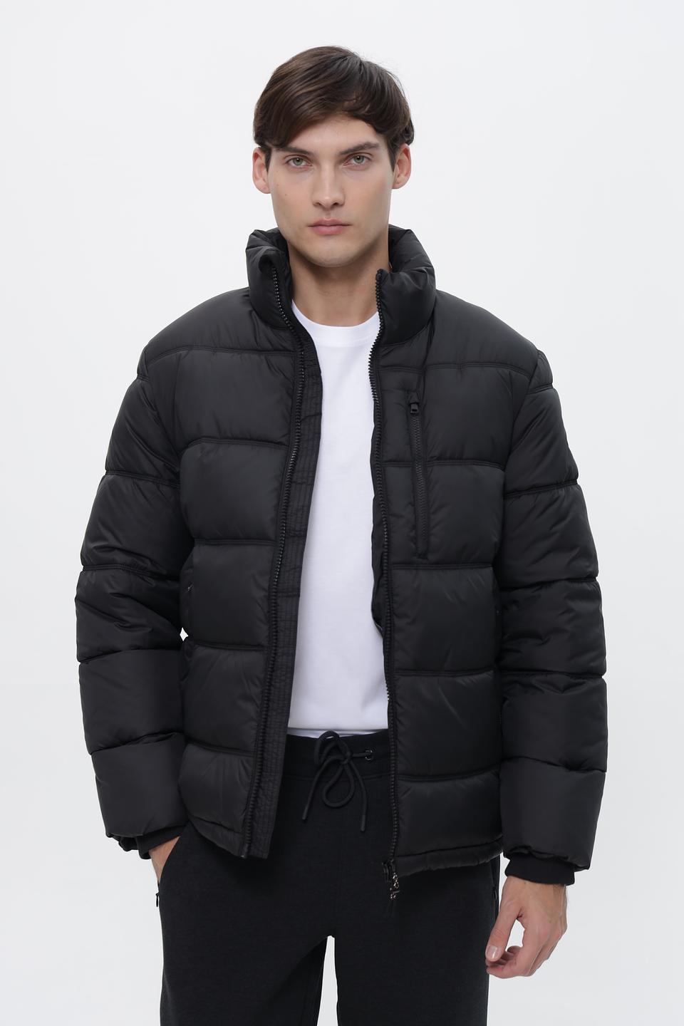 Куртка Tom Tailor стеганая чёрная