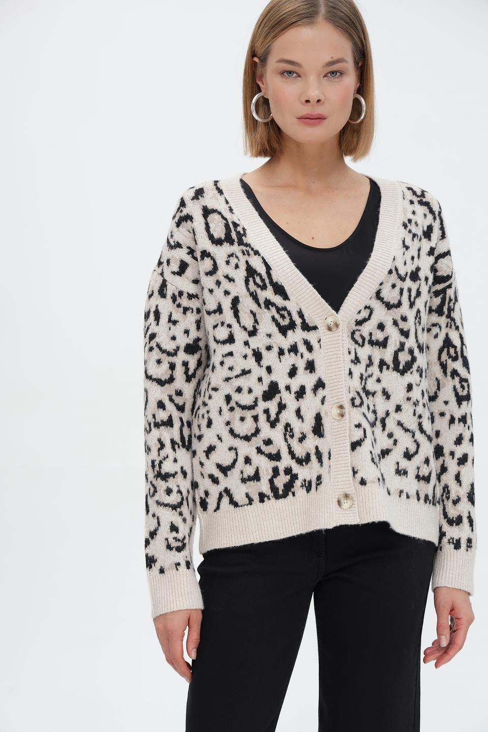 Жакет Broadway с леопардовым принтом