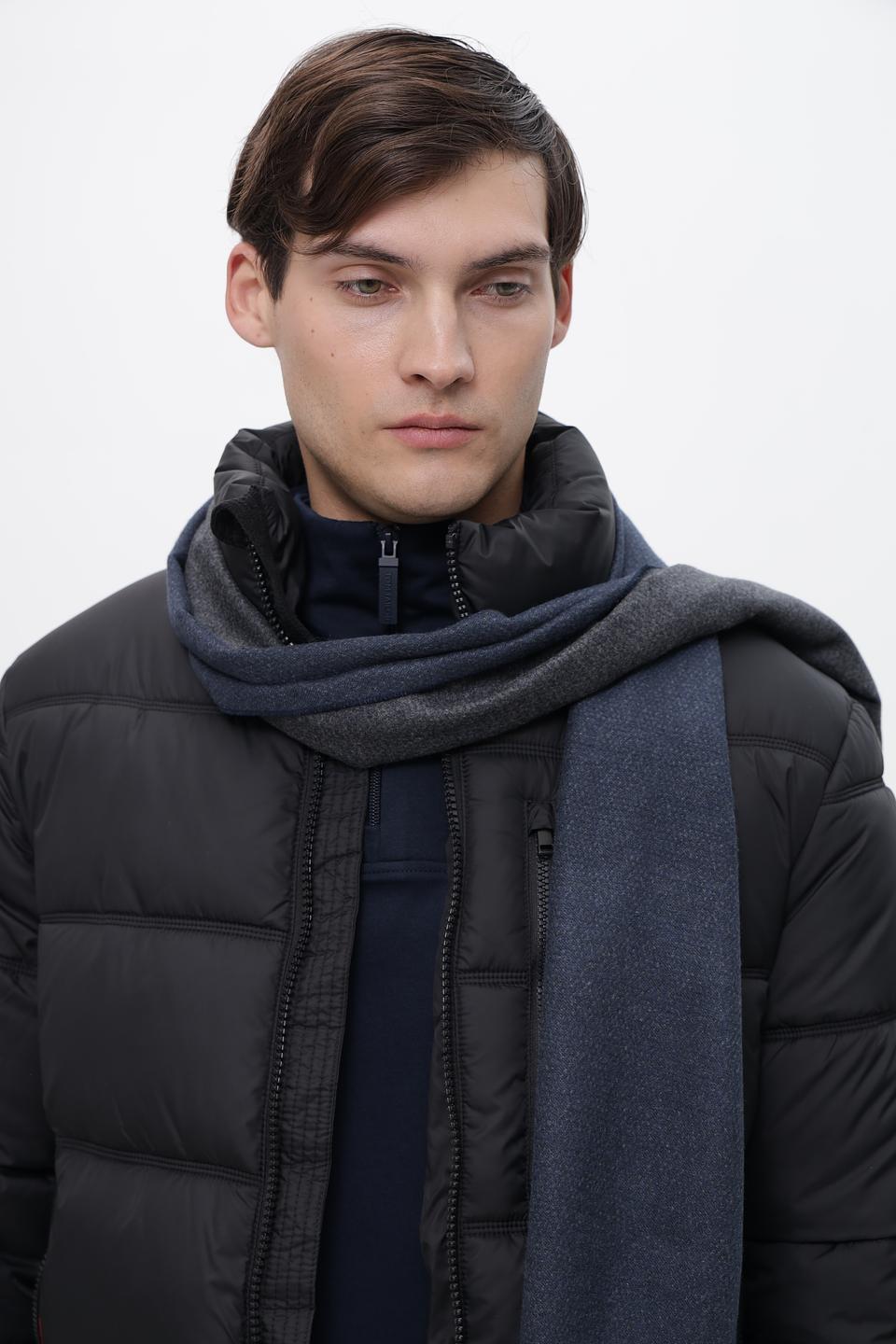 Шарф Lerros мужской синий с серым