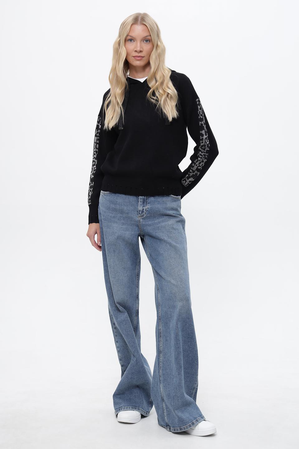 Худи Passioni с кристаллами