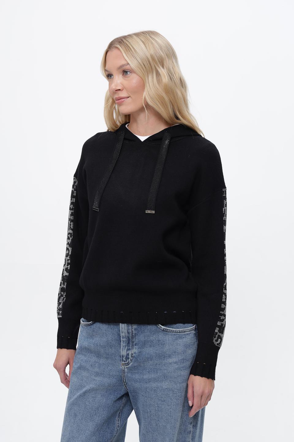 Худи Passioni с кристаллами