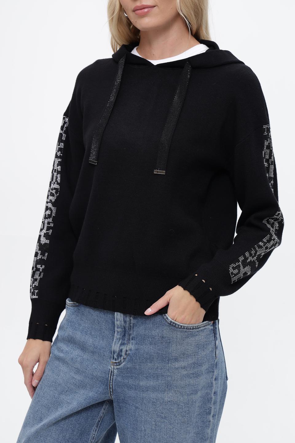 Худи Passioni с кристаллами