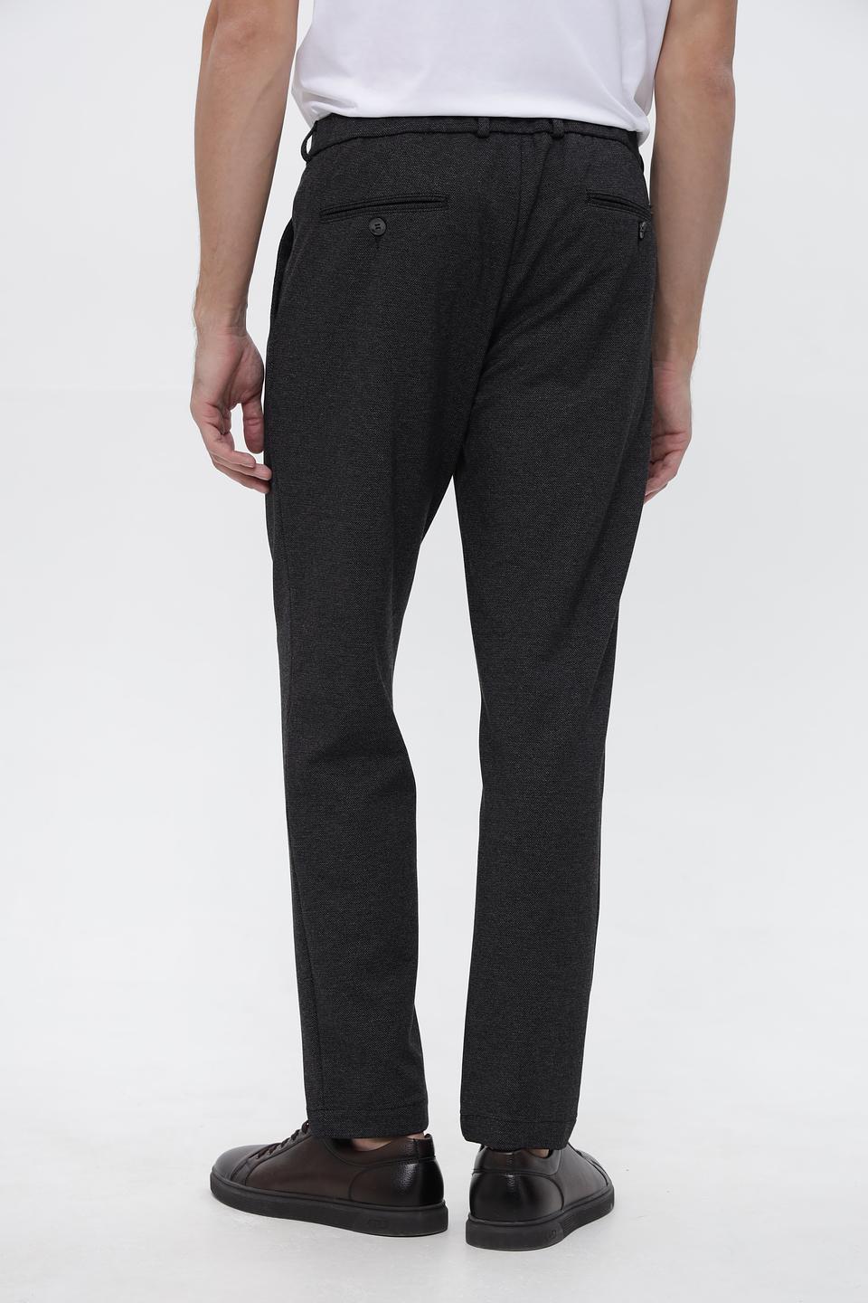 Брюки Bugatti серые с защипами