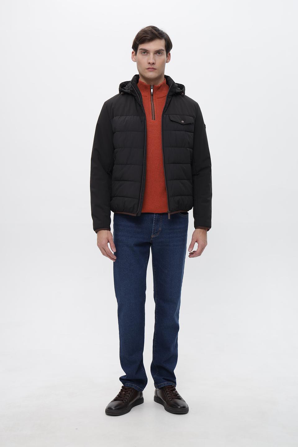 Куртка Bugatti стеганая чёрная