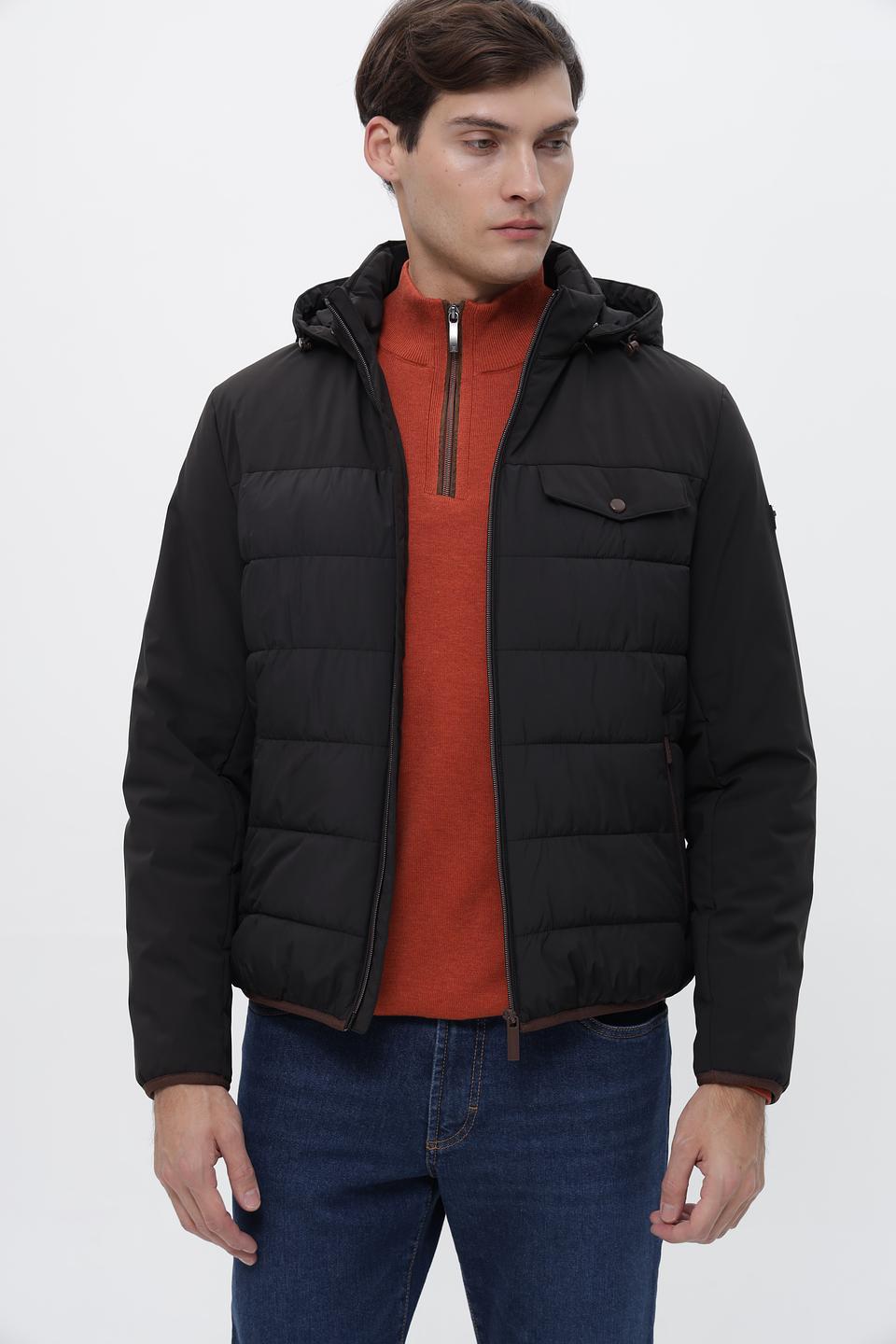 Куртка Bugatti стеганая чёрная