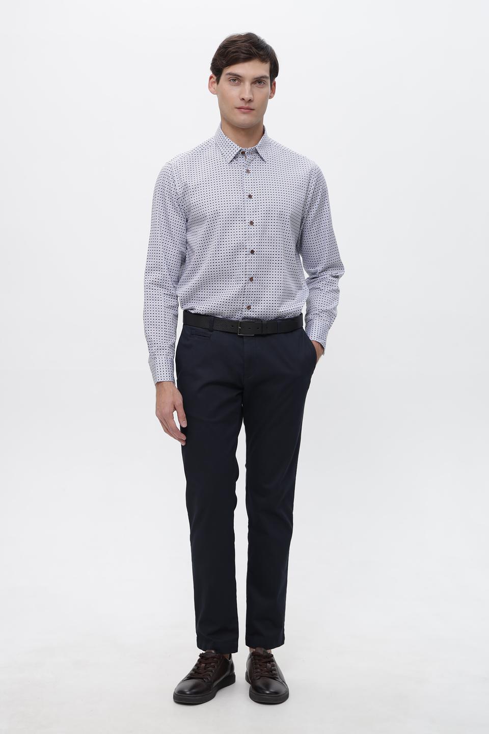 Рубашка Bugatti с принтом