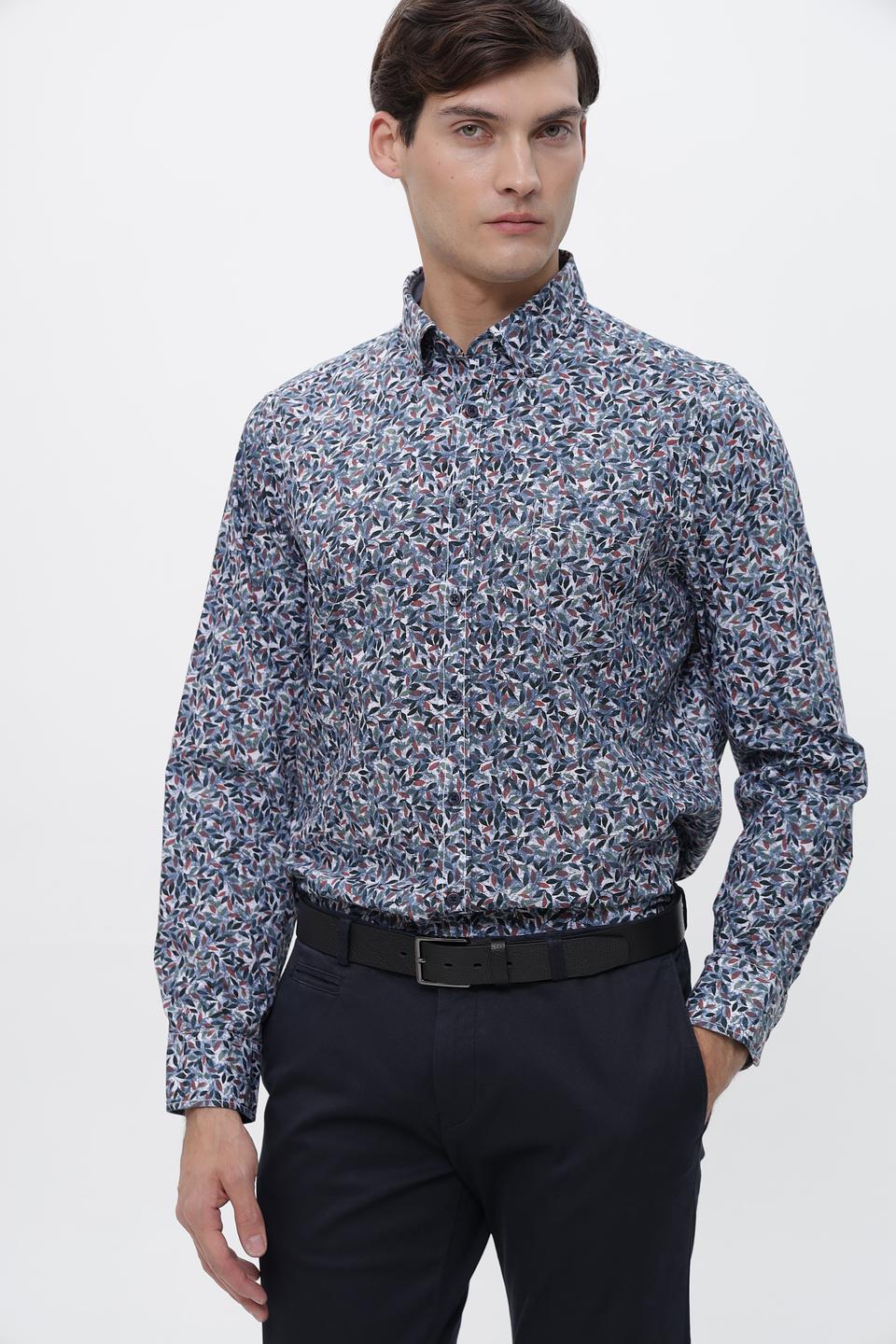 Рубашка Casa Moda с принтом