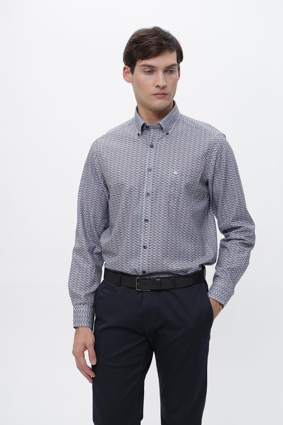 Рубашка Casa Moda с принтом