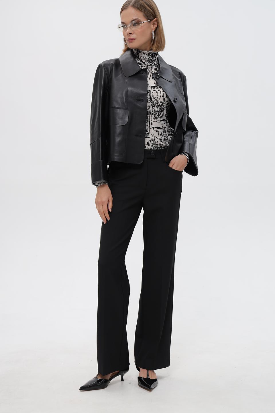 Брюки ZRS клёш чёрные