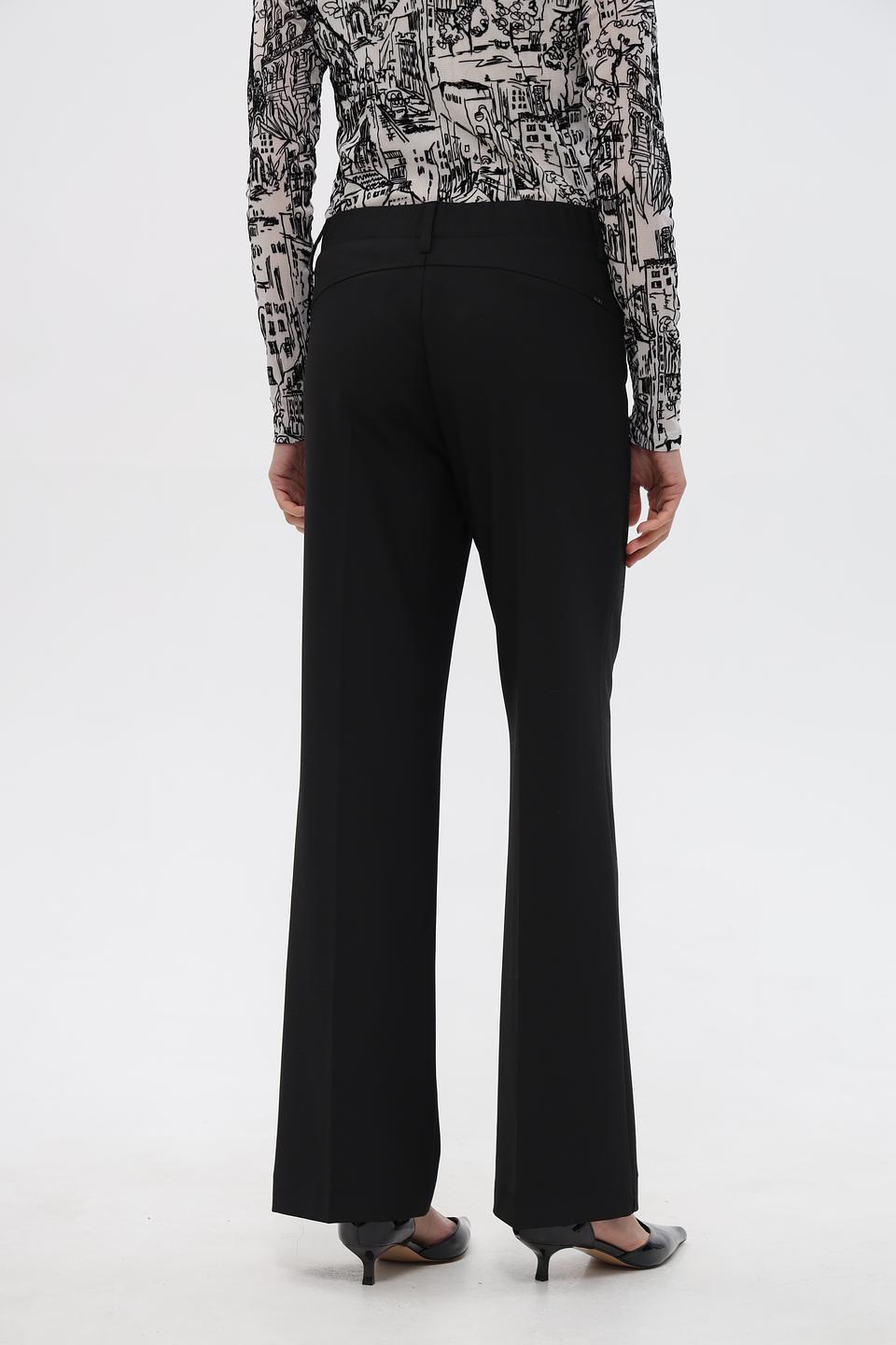 Брюки ZRS клёш чёрные