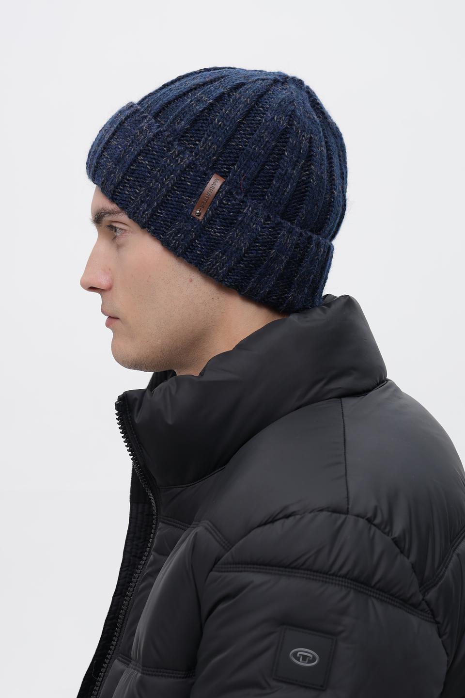 Шапка Marhatter вязаная синяя