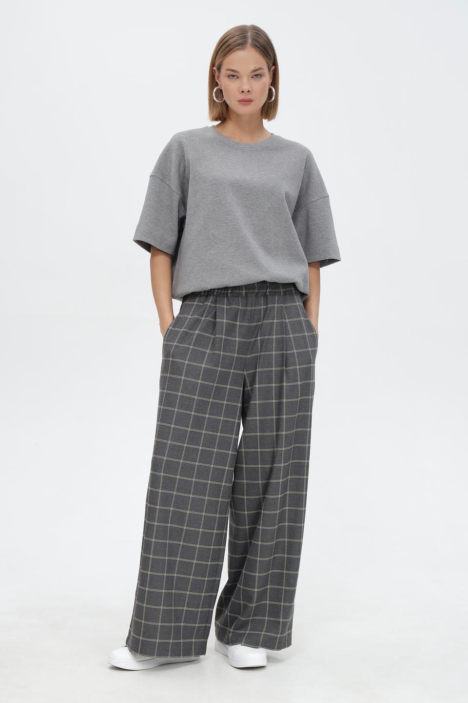 Брюки палаццо Marc O Polo DENIM в клетку