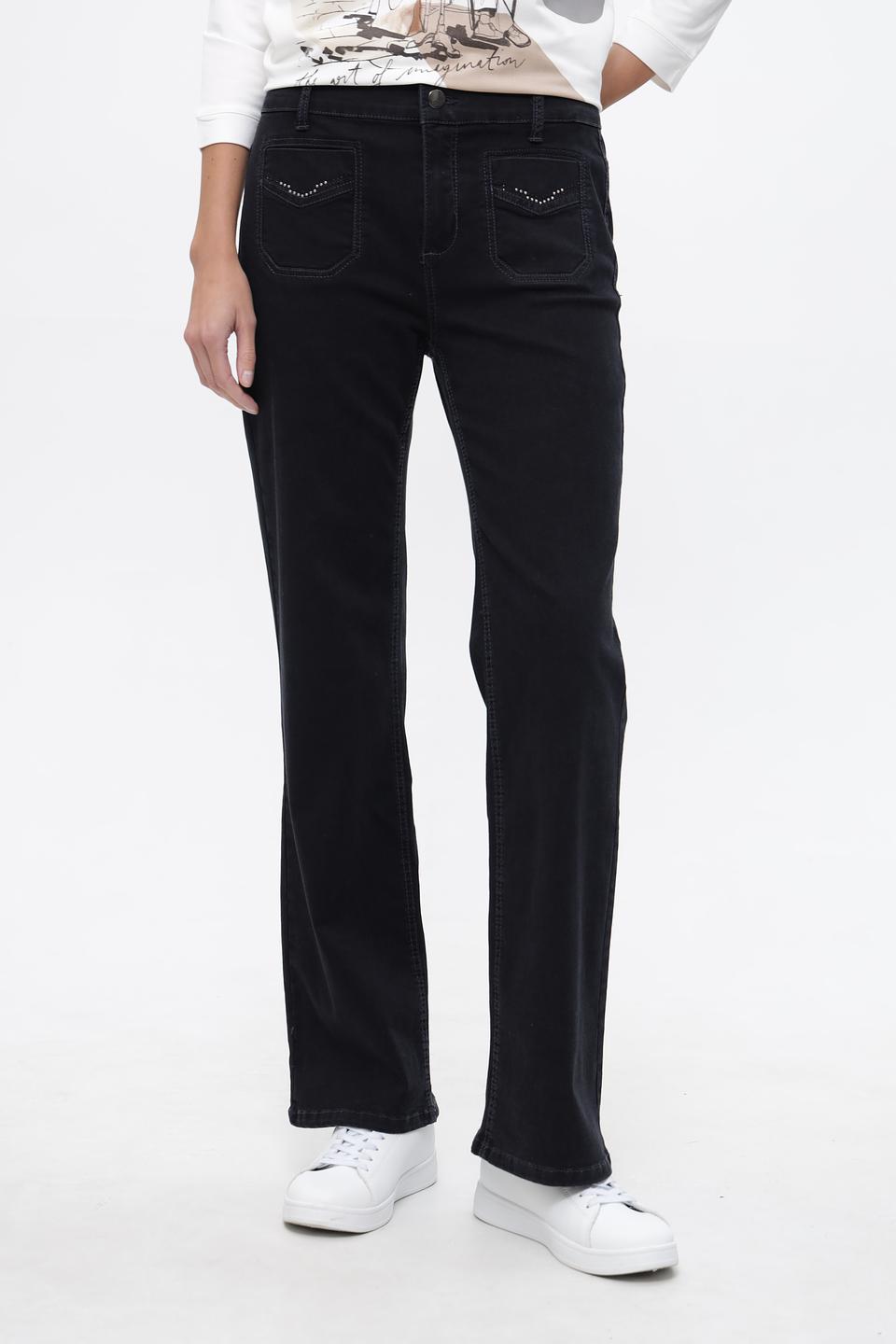 Джинсы клеш Anna Montana черные