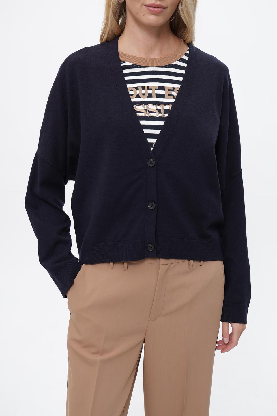 Жакет Miss Lagotte темно-синий