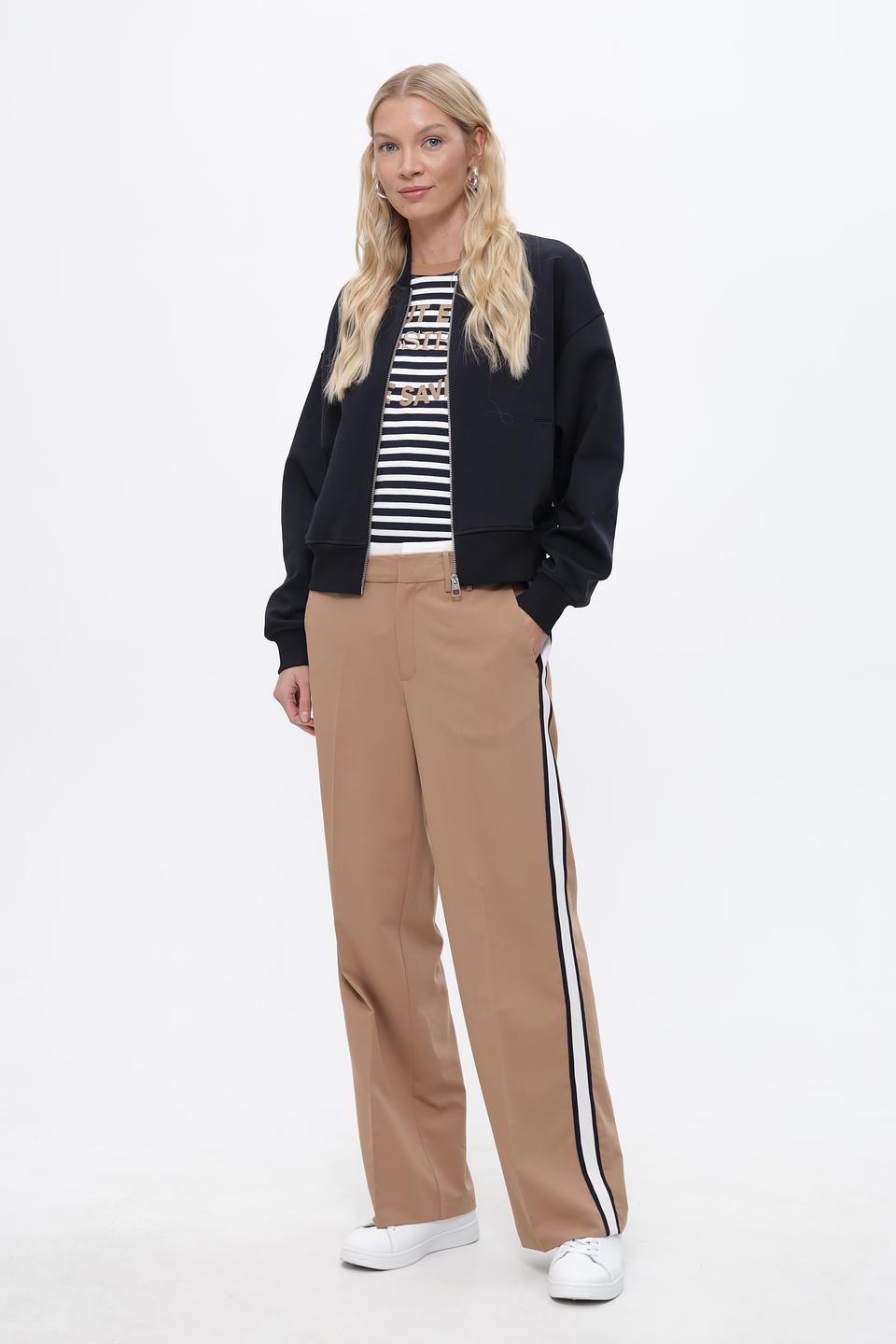 Брюки палаццо Steilmann бежевые