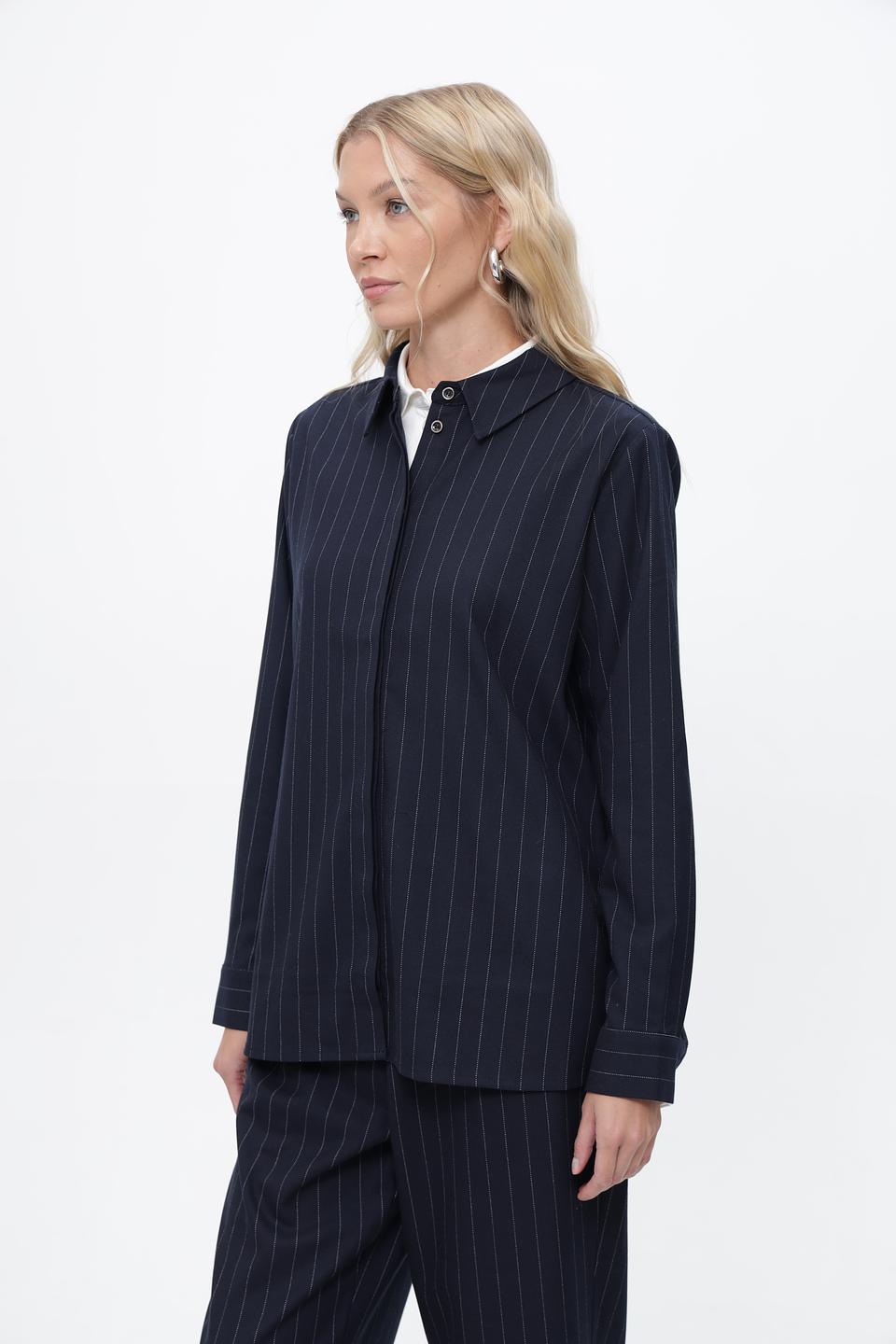 Рубашка Bugatti в полоску