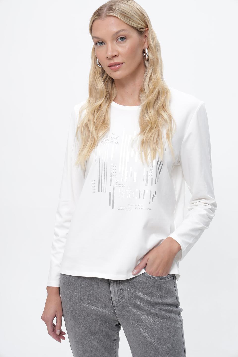 Лонгслив Barbara Lebek с принтом