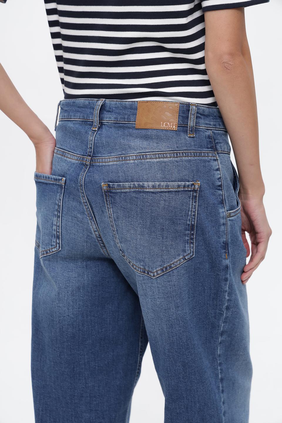 Джинсы Lecomte mom-fit голубые