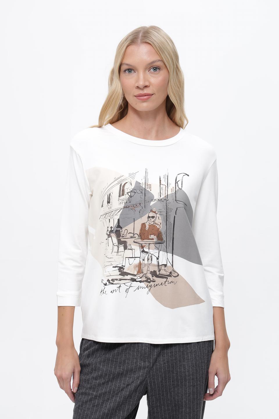 Лонгслив Rabe collection с принтом