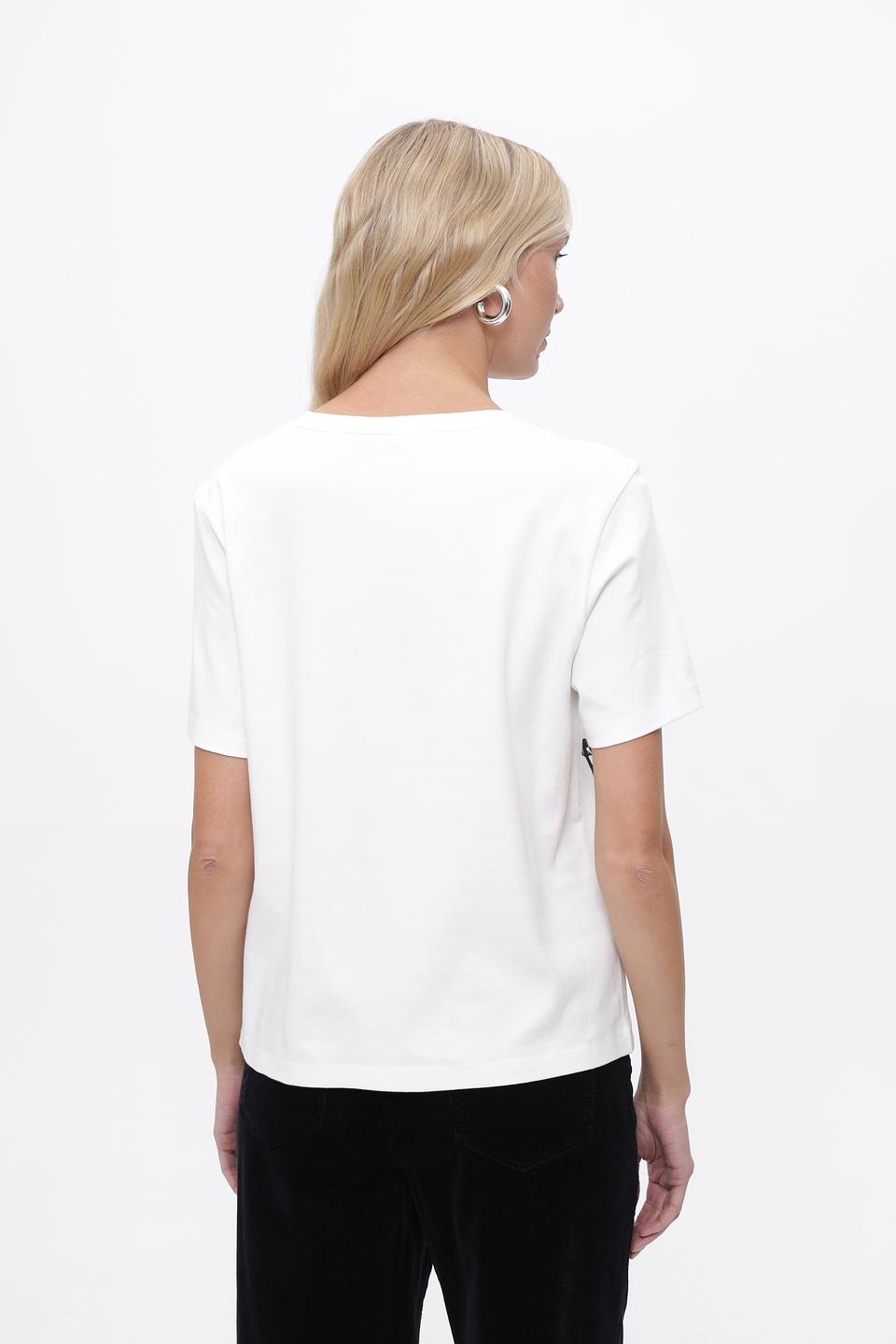 Футболка Marc Cain с принтом медведя