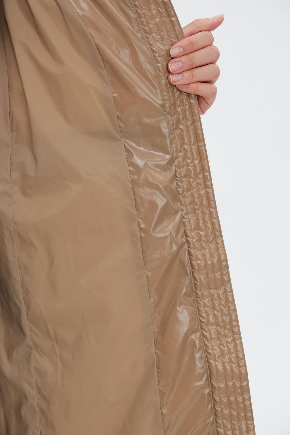 Пальто Marc Cain Sports стеганое бежевое