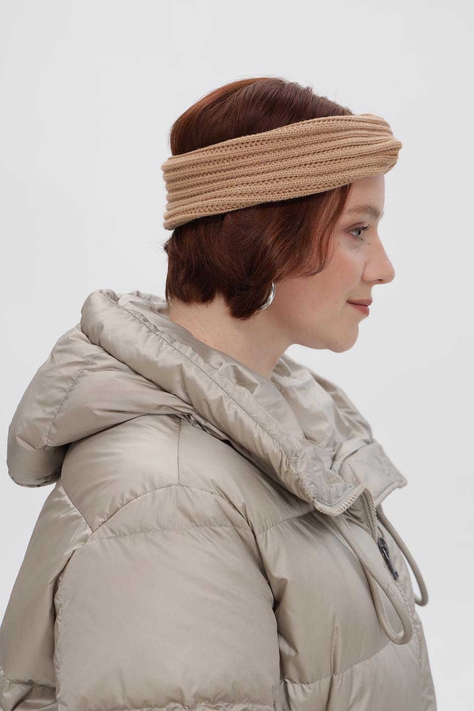 Повязка на голову Julia Florenzi бежевая