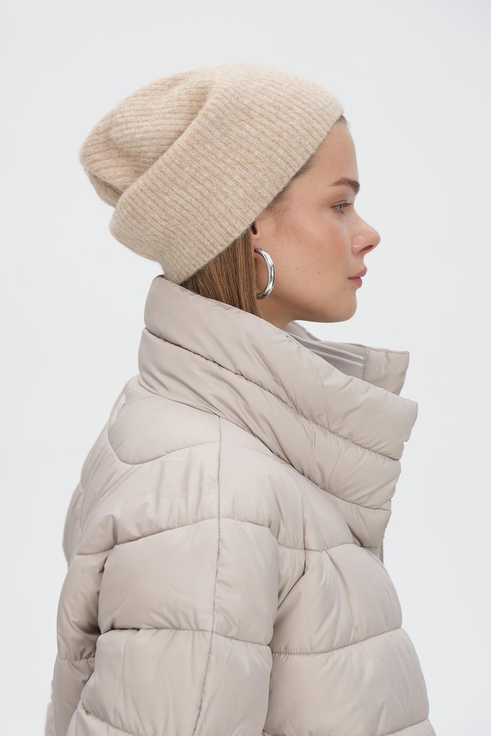 Шапка Roeckl вязаная бежевая