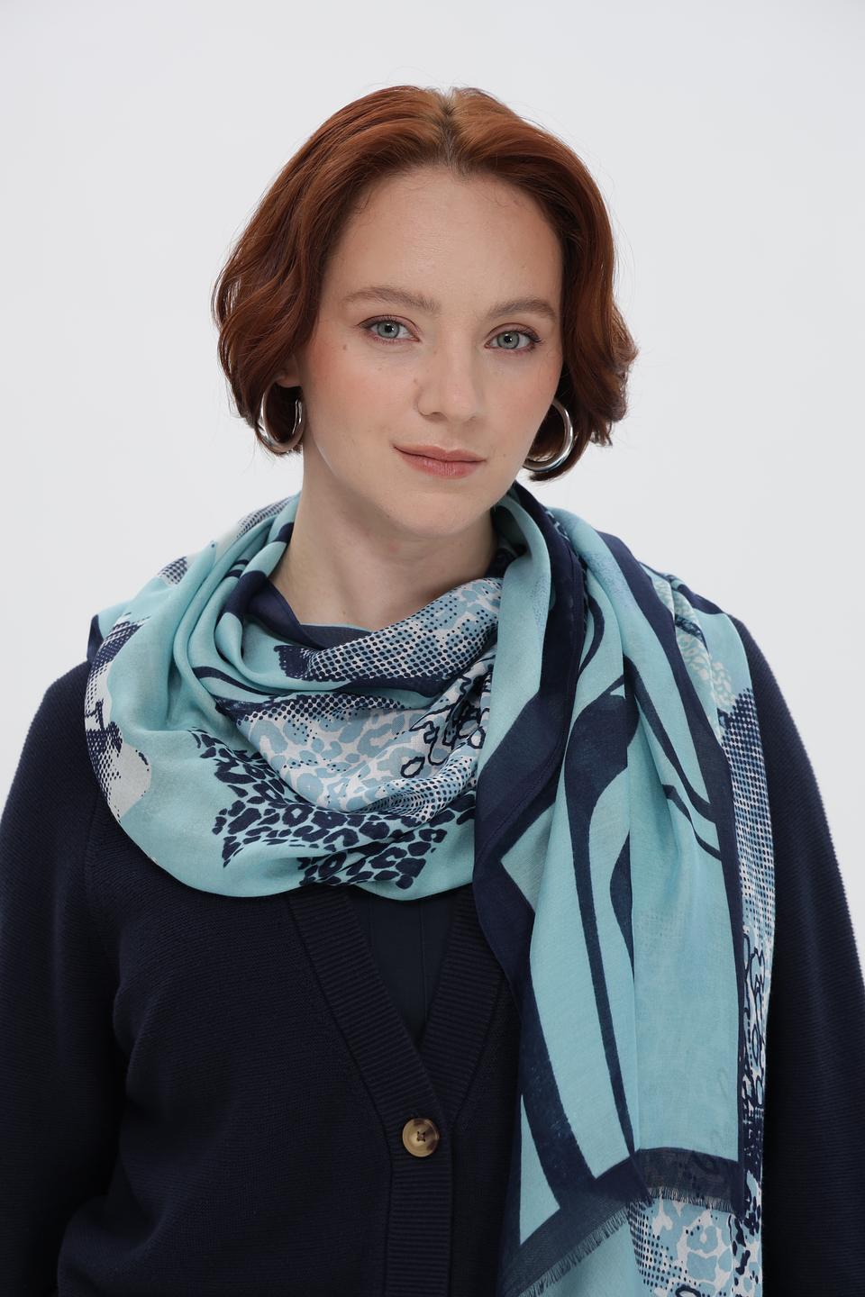 Шарф Olsen с принтом