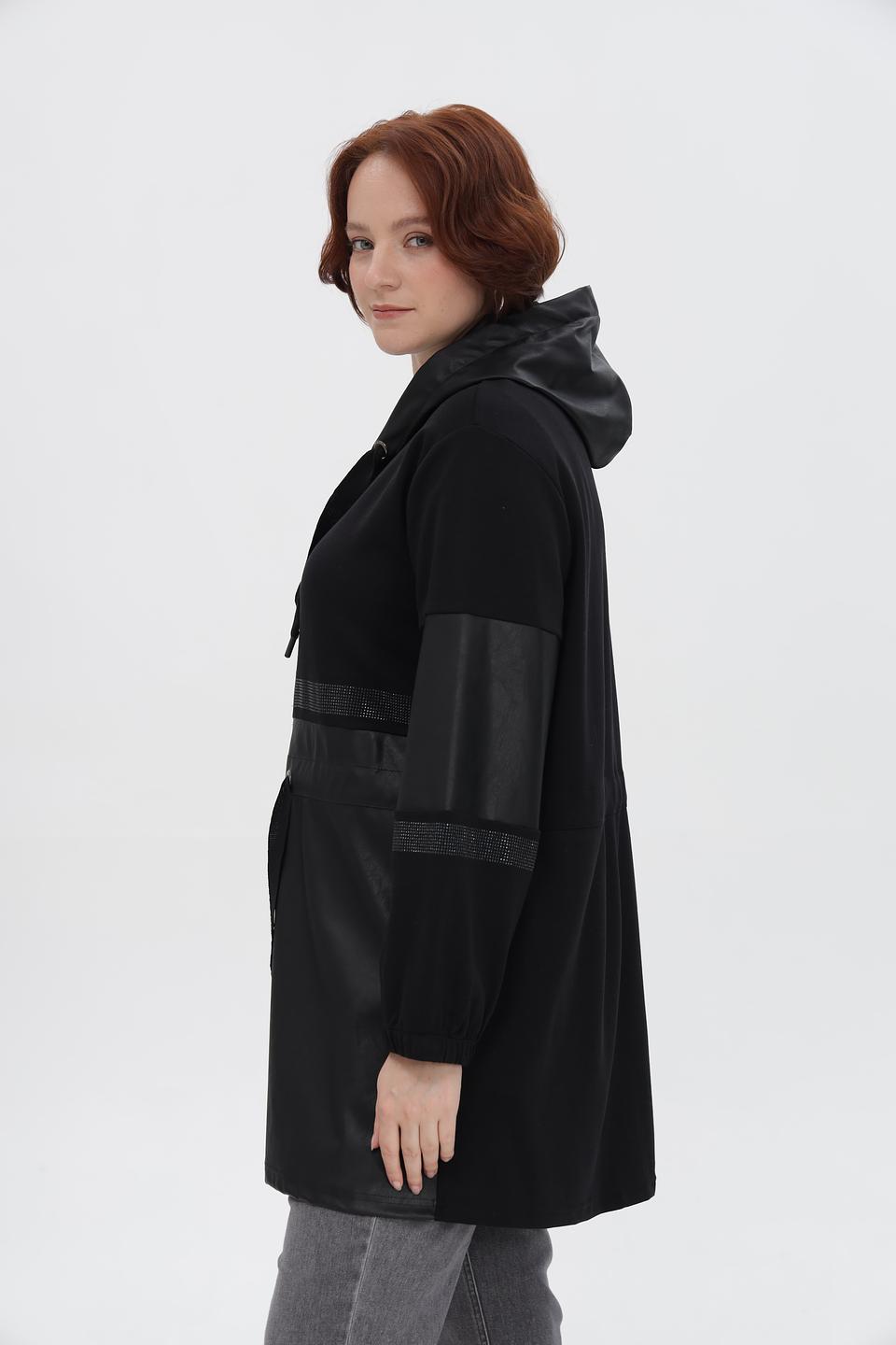 Жакет Doris Streich с экокожей