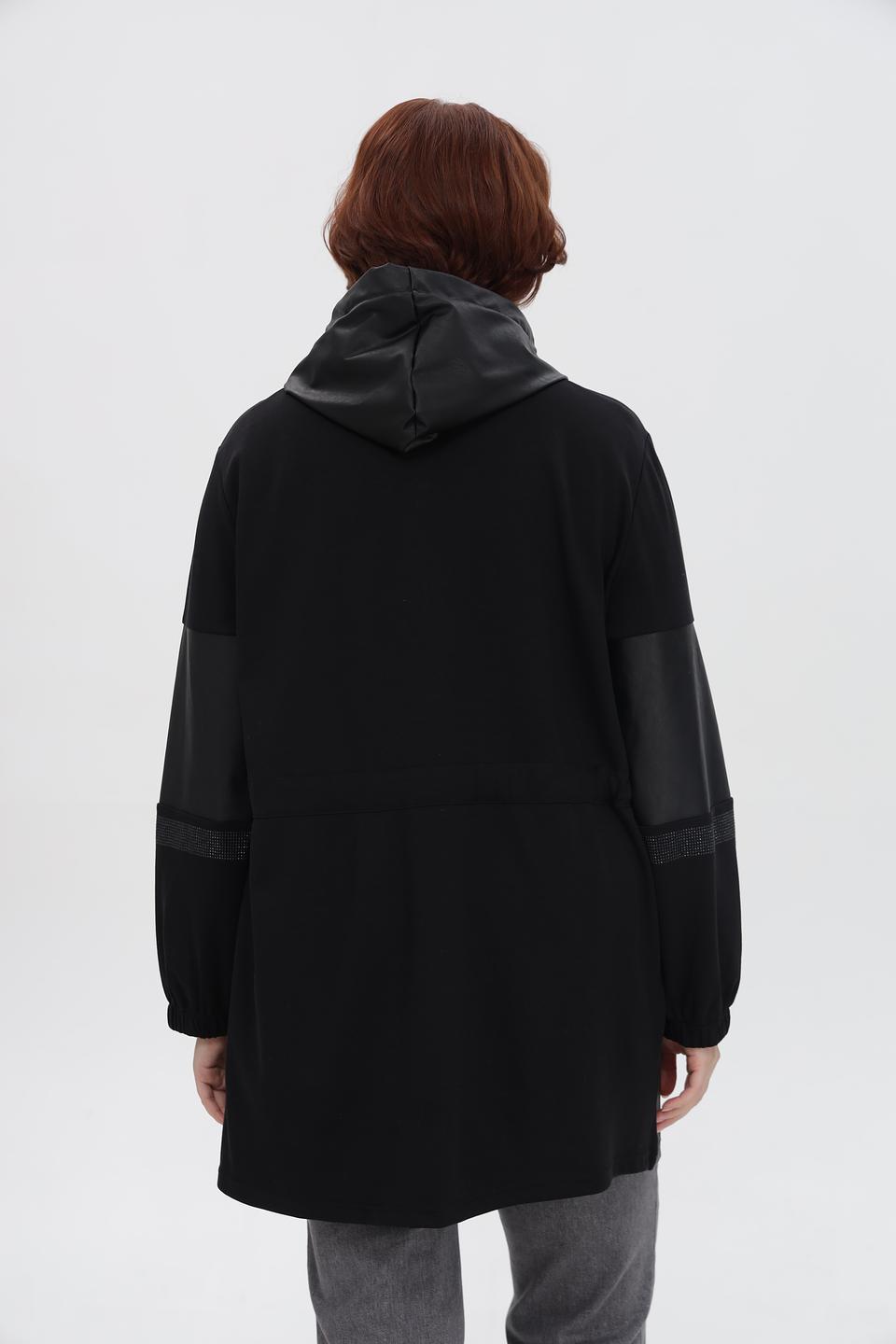 Жакет Doris Streich с экокожей