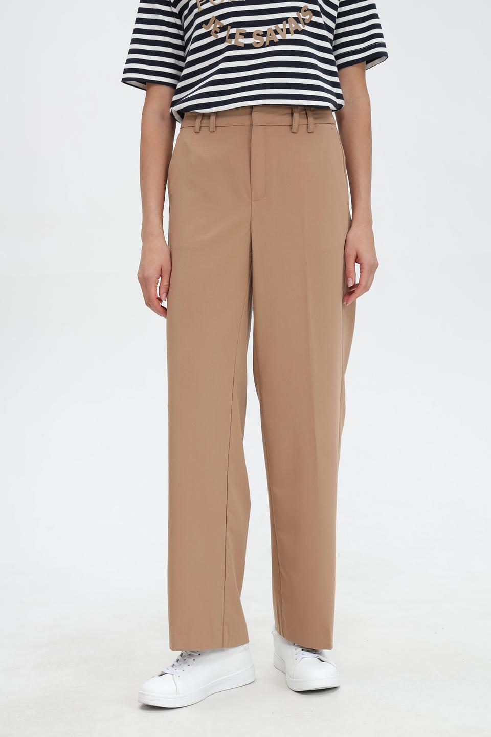 Брюки Steilmann клёш бежевые