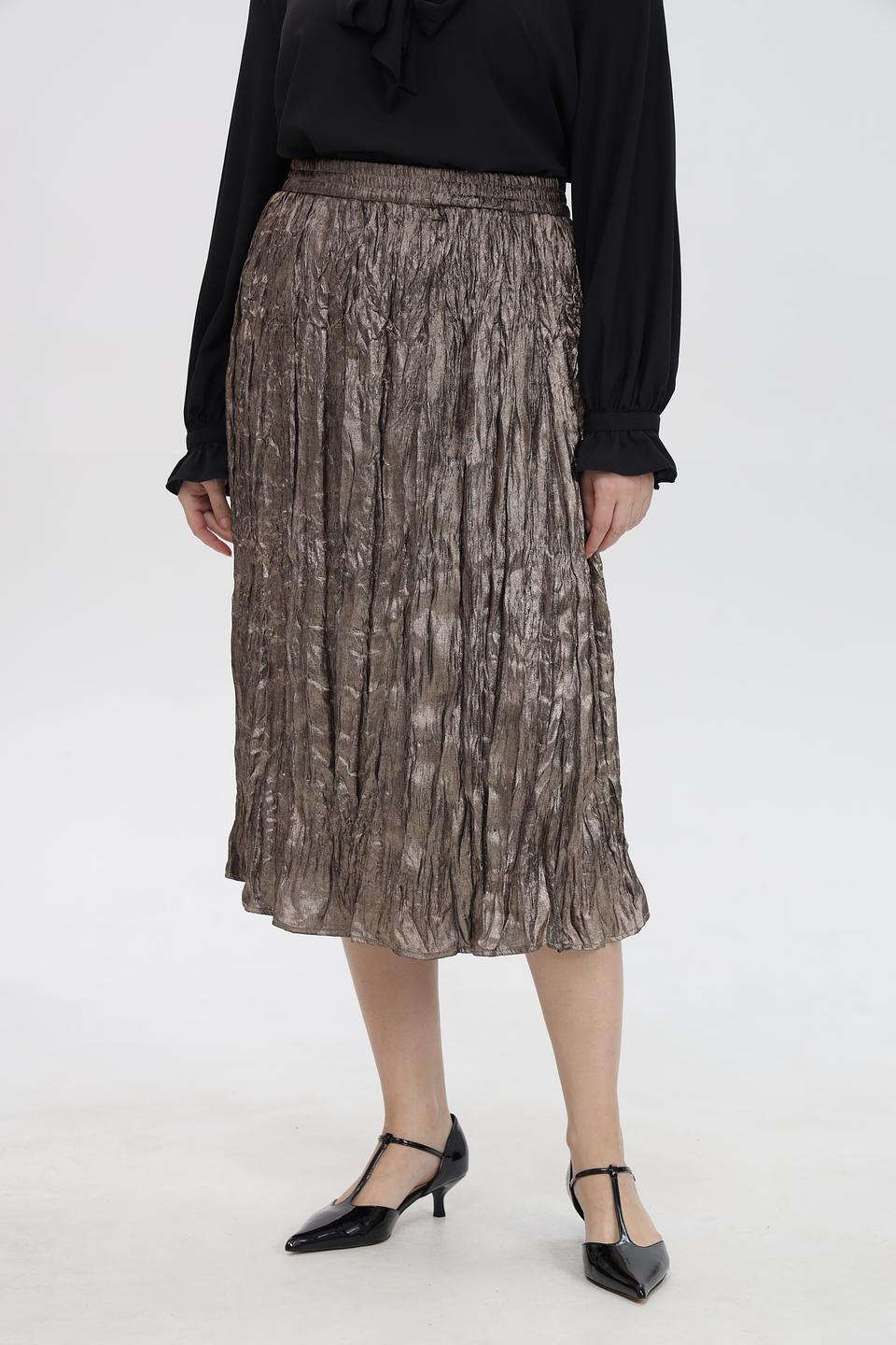 Юбка Rabe collection плиссированная золотая