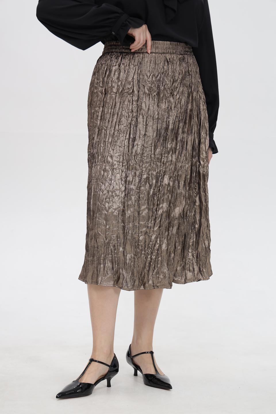 Юбка Rabe collection плиссированная золотая