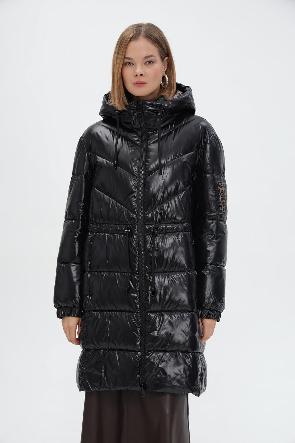 Пальто Marc Cain Sports стеганое черное