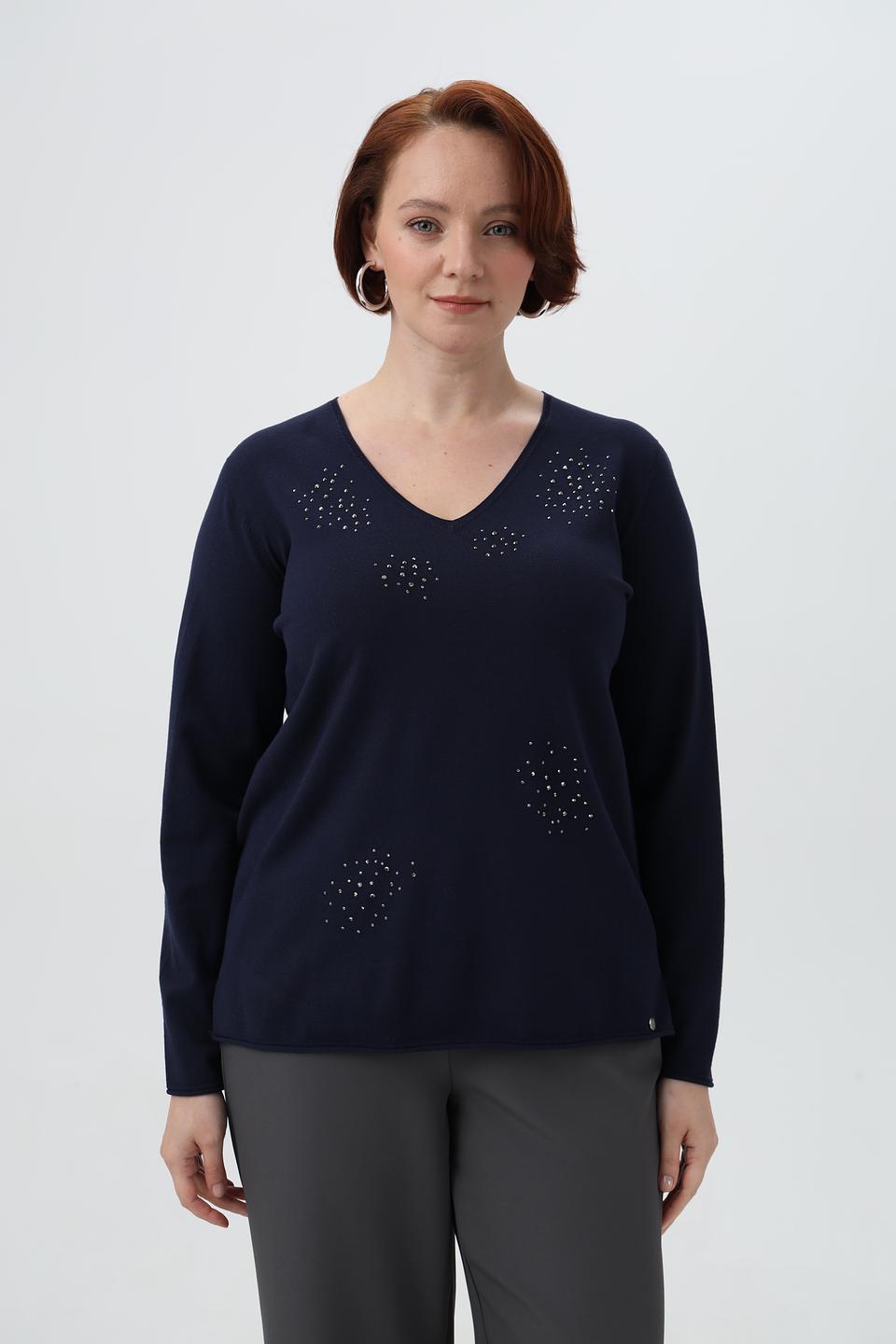 Пуловер Gollehaug с декором