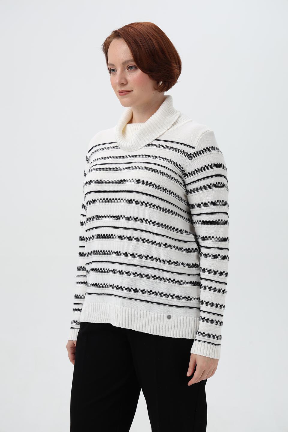 Пуловер Gollehaug в полоску