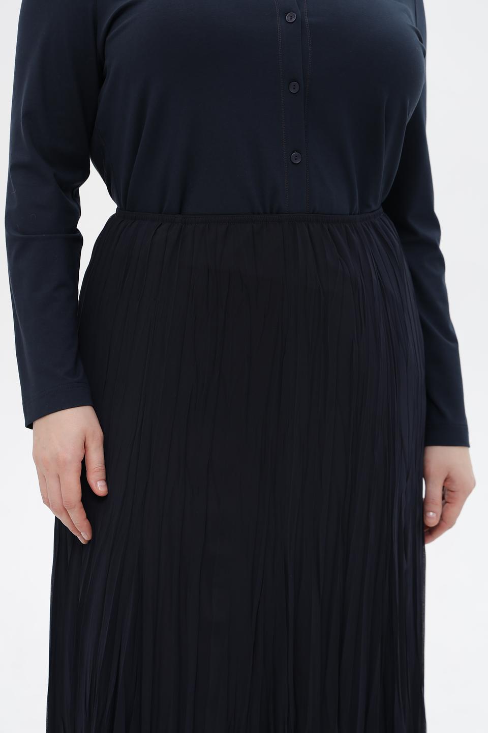 Юбка Sommer mann плиссированная черная